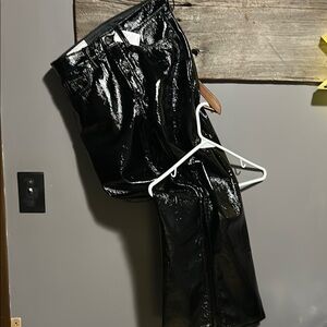 NWT Vintage slim high rise GAP shiny faux leather pants